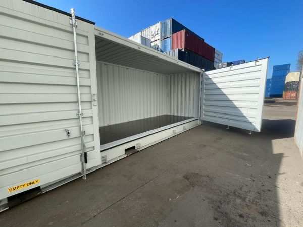 Contenedor marítimo de 40 pies con apertura lateral – (nuevo)