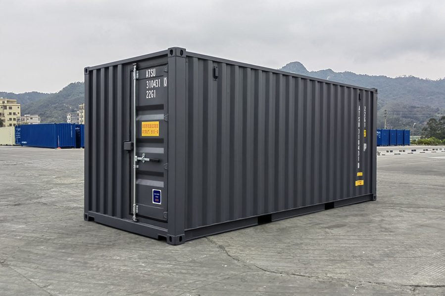 Contenedor nuevo de tres puertas de 20 pies