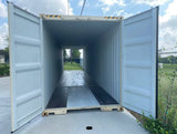 Contenedor marítimo de doble puerta de 40 pies hc