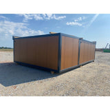 Módulo comercial combinado de 2 piezas, 3 x 6 m (36 m²)